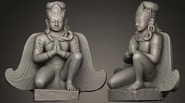Indian sculptures Stone Garuda 3d model